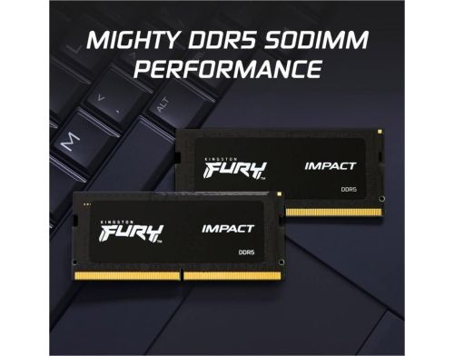 Память ноутбуков Kingston FURY 16 GB SO-DIMM DDR5 5600 MHz Impact (KF556S40IB-16) фото №6