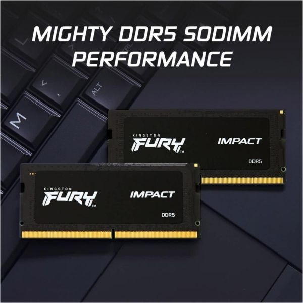 Память ноутбуков Kingston FURY 16 GB SO-DIMM DDR5 5600 MHz Impact (KF556S40IB-16) фото №6