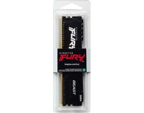 Память для настольных компьютеров Kingston FURY 8 GB DDR4 3200 MHz Beast Black (KF432C16BB/8) фото №5