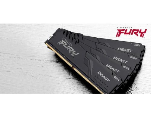 Память для настольных компьютеров Kingston FURY 8 GB DDR4 3200 MHz Beast Black (KF432C16BB/8) фото №7