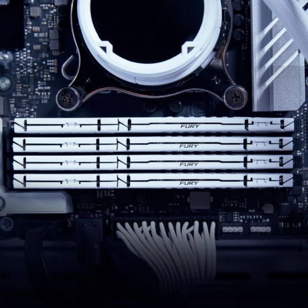 Память для настольных компьютеров Kingston FURY 64GB (2x32GB) DDR5 5600MHz Beast EXPO White (KF556C36BWEK2-64) фото №4