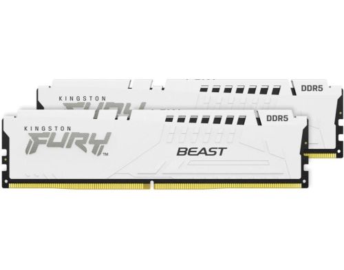 Память для настольных компьютеров Kingston FURY 64GB (2x32GB) DDR5 5600MHz Beast EXPO White (KF556C36BWEK2-64) фото №7