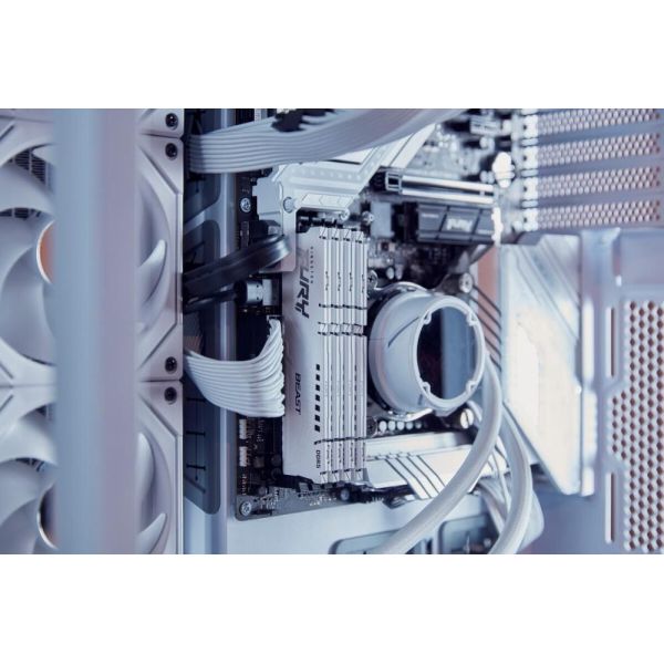 Память для настольных компьютеров Kingston FURY 64 GB (2x32GB) DDR5 6000 MHz Beast EXPO White (KF560C36BWEK2-64) фото №7
