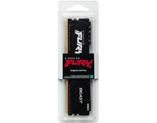 Память для настольных компьютеров Kingston FURY 16 GB DDR4 3200 MHz Beast Black (KF432C16BB/16) фото №5