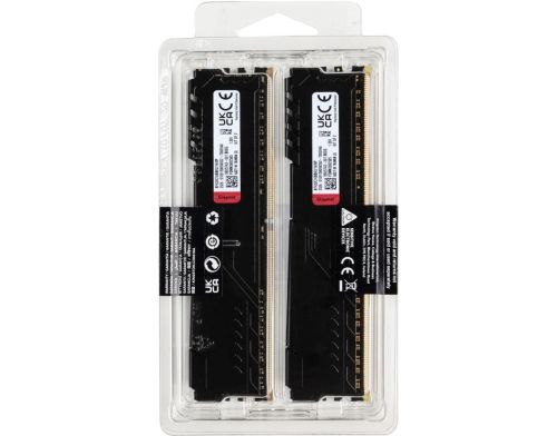 Память для настольных компьютеров Kingston FURY 16 GB (2x8GB) DDR4 3200 MHz Beast Black (KF432C16BBK2/16WP) фото №7