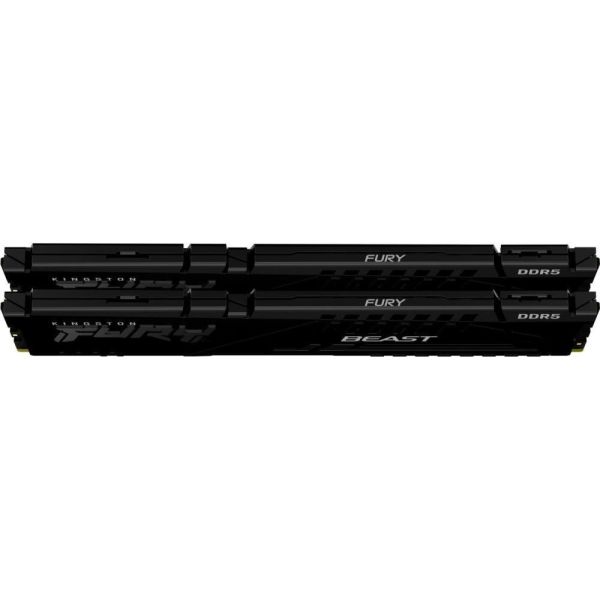 Память для настольных компьютеров Kingston FURY 64GB (2x32GB) DDR5 5600MHz Beast Black EXPO (KF556C36BBEK2-64) фото №4