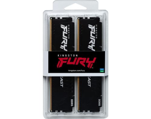 Память для настольных компьютеров Kingston FURY 64GB (2x32GB) DDR5 5600MHz Beast Black EXPO (KF556C36BBEK2-64) фото №5