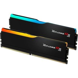 Память для настольных компьютеров G.Skill 32 GB (2x16GB) DDR5 6400 MHz Ripjaws M5 RGB Black (F5-6400J3239G16GX2-RM5RK)