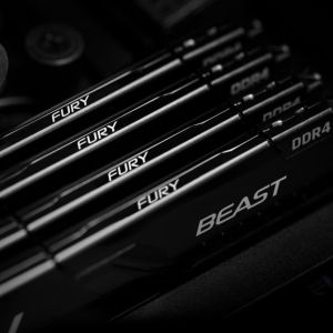 Память для настольных компьютеров Kingston FURY 16 GB (2x8GB) DDR4 3200 MHz Beast Black (KF432C16BBK2/16)