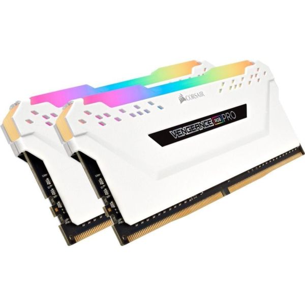Память для настольных компьютеров Corsair 16 GB (2x8GB) DDR4 3200 MHz Vengeance RGB Pro White (CMW16GX4M2C3200C16W) фото №3