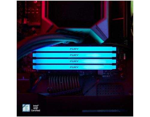 Память для настольных компьютеров Kingston FURY 16 GB DDR4 3200 MHz Beast RGB (KF432C16BB12A/16WP) фото №2