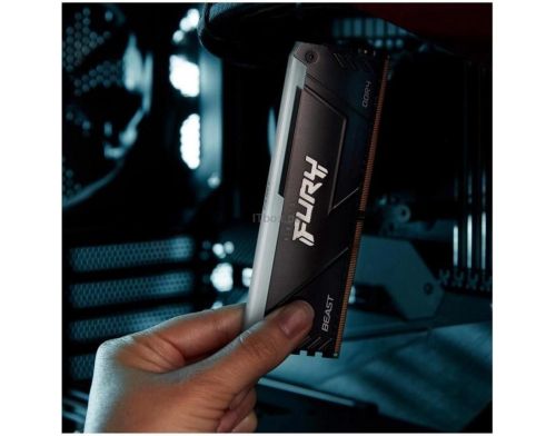 Память для настольных компьютеров Kingston FURY 16 GB DDR4 3200 MHz Beast RGB (KF432C16BB12A/16WP) фото №4