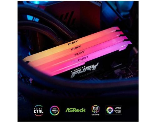 Память для настольных компьютеров Kingston FURY 16 GB DDR4 3200 MHz Beast RGB (KF432C16BB12A/16WP) фото №6
