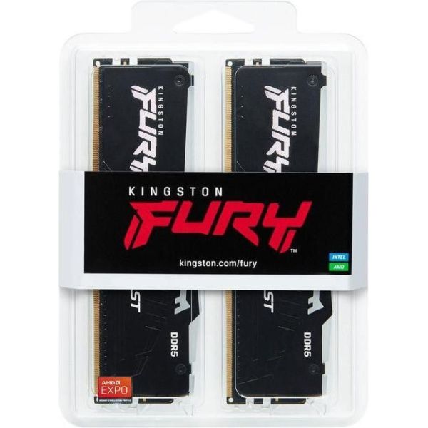 Память для настольных компьютеров Kingston FURY 64GB (2x32GB) DDR5 6000MHz Beast RGB EXPO (KF560C36BBEAK2-64) фото №6