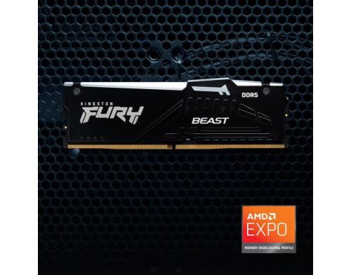 Память для настольных компьютеров Kingston FURY 64GB (2x32GB) DDR5 6000MHz Beast RGB EXPO (KF560C36BBEAK2-64) фото №8