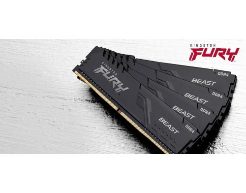 Память для настольных компьютеров Kingston FURY 8 GB DDR4 3200 MHz Beast Black (KF432C16BB/8WP) фото №5