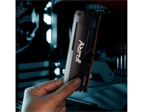 Память для настольных компьютеров Kingston FURY 8 GB DDR4 3200 MHz Beast RGB (KF432C16BB2A/8WP) фото №3