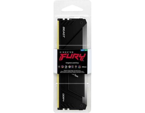 Память для настольных компьютеров Kingston FURY 8 GB DDR4 3200 MHz Beast RGB (KF432C16BB2A/8WP) фото №9