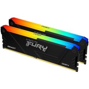 Память для настольных компьютеров Kingston FURY 32GB (2x16GB) DDR4 3200MHz Beast RGB (KF432C16BB12AK2/32WP)