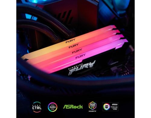 Память для настольных компьютеров Kingston FURY 32GB (2x16GB) DDR4 3200MHz Beast RGB (KF432C16BB12AK2/32WP) фото №7