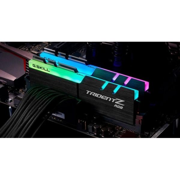Память для настольных компьютеров G.Skill 32GB (2x16GB) DDR4 3600MHz Trident Z RGB (F4-3600C18D-32GTZR) фото №3