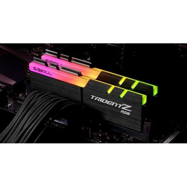 Память для настольных компьютеров G.Skill 32GB (2x16GB) DDR4 3600MHz Trident Z RGB (F4-3600C18D-32GTZR) фото №4