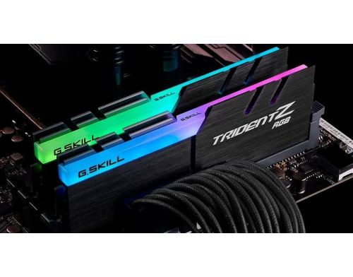 Память для настольных компьютеров G.Skill 32GB (2x16GB) DDR4 3600MHz Trident Z RGB (F4-3600C18D-32GTZR) фото №5