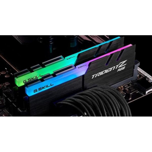 Память для настольных компьютеров G.Skill 32GB (2x16GB) DDR4 3600MHz Trident Z RGB (F4-3600C18D-32GTZR) фото №5