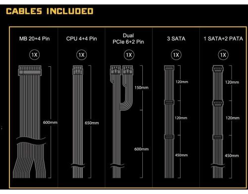 Блок питания ASRock Challenger 650W (CL-650G) фото №7