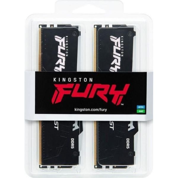 Память для настольных компьютеров Kingston FURY 64GB (2x32GB) DDR5 5600MHz Beast RGB (KF556C40BBAK2-64) фото №6