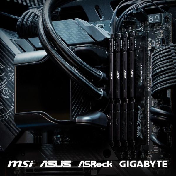 Память для настольных компьютеров Kingston FURY 16GB (2x8GB) DDR5 6000MHz Beast EXPO (KF560C30BBEK2-16) фото №7