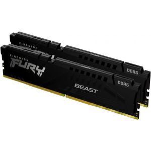 Память для настольных компьютеров Kingston FURY 32GB (2x16GB) DDR5 6000MHz Beast Black (KF560C36BBE2K2-32)