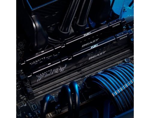 Память для настольных компьютеров Kingston FURY 32GB (2x16GB) DDR5 6000MHz Beast Black (KF560C36BBE2K2-32) фото №2
