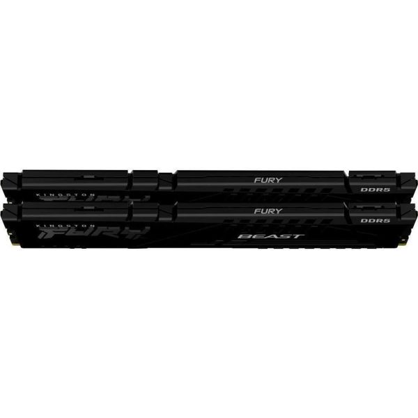 Память для настольных компьютеров Kingston FURY 32GB (2x16GB) DDR5 6000MHz Beast Black (KF560C36BBE2K2-32) фото №7