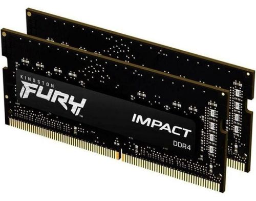 Память для ноутбуков Kingston FURY 32 GB (2x16 GB) SO-DIMM DDR4 3200 MHz Impact (KF432S20IBK2/32) фото №2