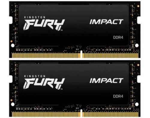 Память для ноутбуков Kingston FURY 32 GB (2x16 GB) SO-DIMM DDR4 3200 MHz Impact (KF432S20IBK2/32) фото №3