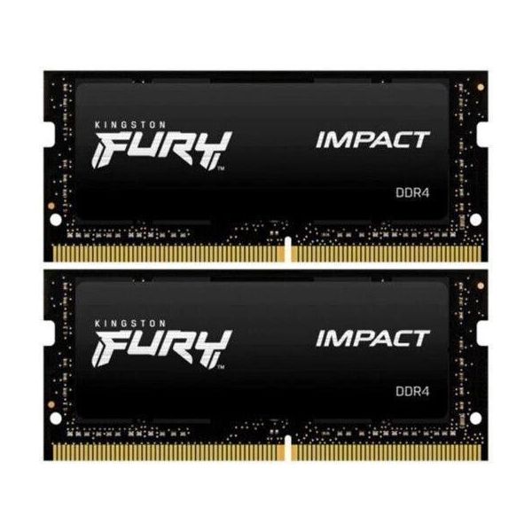 Память для ноутбуков Kingston FURY 32 GB (2x16 GB) SO-DIMM DDR4 3200 MHz Impact (KF432S20IBK2/32) фото №3