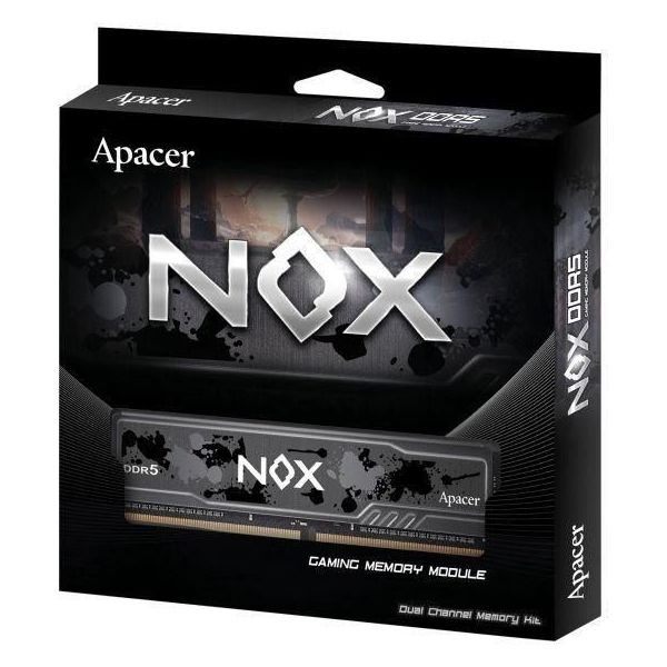 Память для настольных компьютеров Apacer 32GB (2x16GB) DDR5 5200MHz NOX (AH5U32G52C522MBAA-2) фото №5