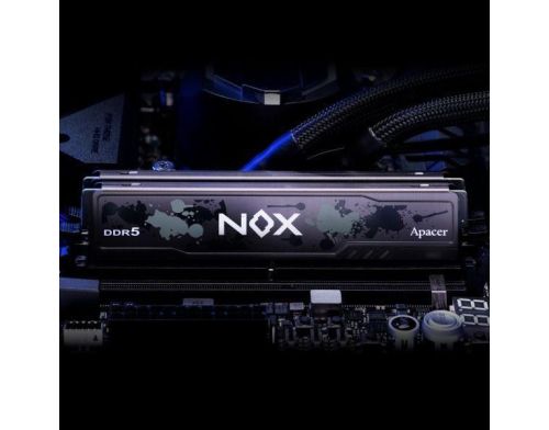Память для настольных компьютеров Apacer 32GB (2x16GB) DDR5 5200MHz NOX (AH5U32G52C522MBAA-2) фото №6