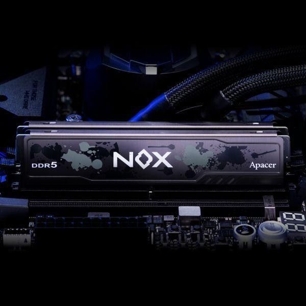 Память для настольных компьютеров Apacer 32GB (2x16GB) DDR5 5200MHz NOX (AH5U32G52C522MBAA-2) фото №6