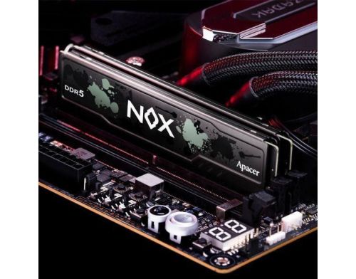 Память для настольных компьютеров Apacer 32GB (2x16GB) DDR5 5200MHz NOX (AH5U32G52C522MBAA-2) фото №7