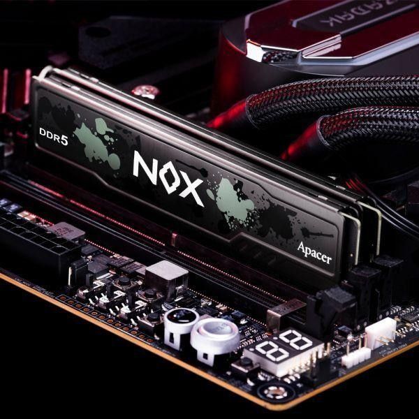 Память для настольных компьютеров Apacer 32GB (2x16GB) DDR5 5200MHz NOX (AH5U32G52C522MBAA-2) фото №7
