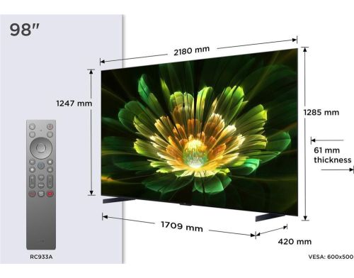 Телевизор TCL 98C7K фото №7