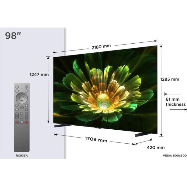 Телевизор TCL 98C7K фото №7