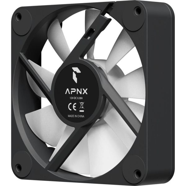 Вентилятор APNX FP1-R 120 ARGB Black 3-Pack (APF3-PF11267.11) фото №6