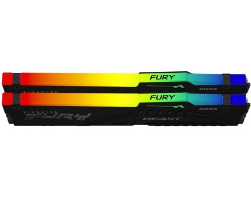 Память для настольных компьютеров Kingston FURY 64GB (2x32GB) DDR5 6400MHz Beast RGB EXPO (KF564C32BBEAK2-64) фото №4