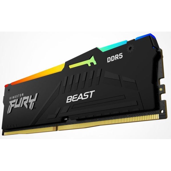 Память для настольных компьютеров Kingston FURY 64GB (2x32GB) DDR5 6400MHz Beast RGB EXPO (KF564C32BBEAK2-64) фото №5