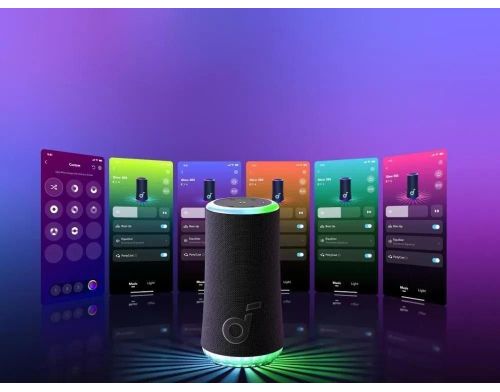Потратительная колонка Anker SoundCore Glow Black (A3166G11) фото №2