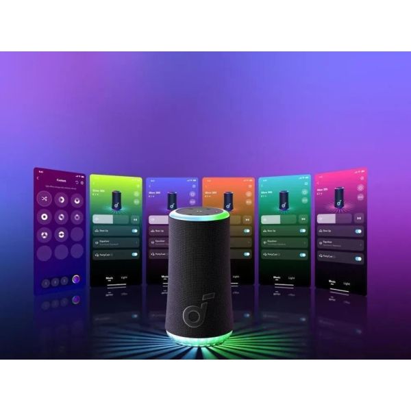 Потратительная колонка Anker SoundCore Glow Black (A3166G11) фото №2
