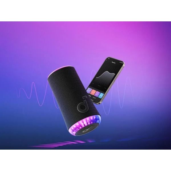 Потратительная колонка Anker SoundCore Glow Black (A3166G11) фото №4